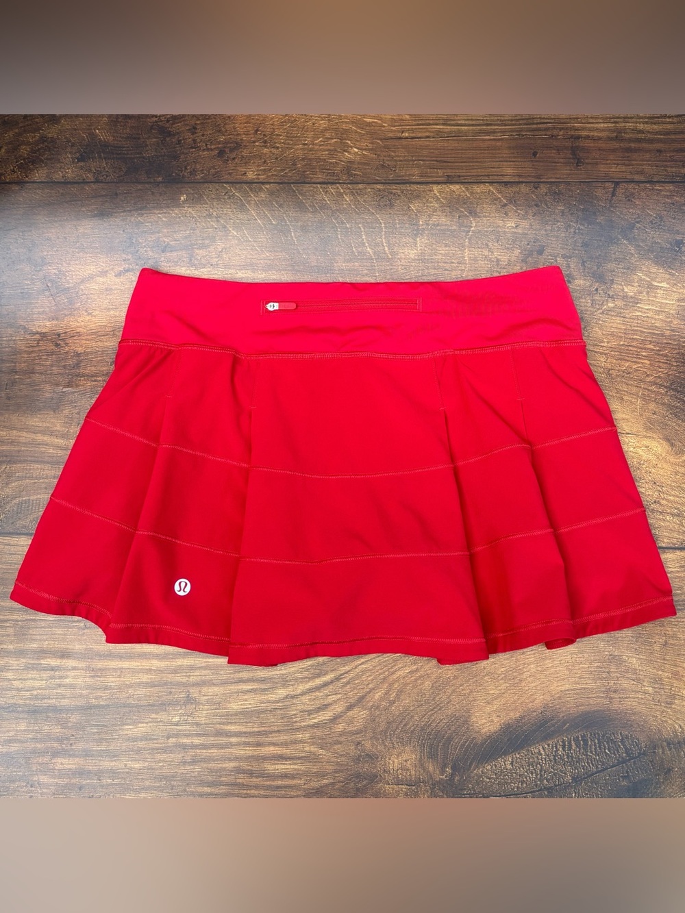 Lululemon Pace Rival Skirt Skort *Regular 13" In Dark Red Size 8